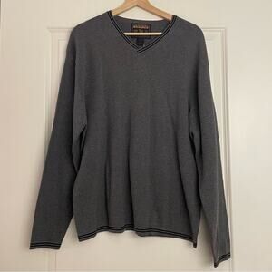 NWT Woolrich Men's Grey 100%‎ Cotton Sweater